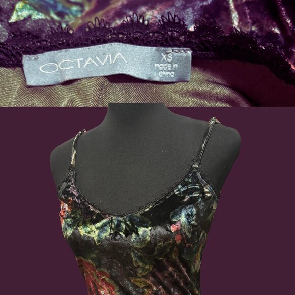 Octavia Velvet Midi Dress - Picture 5 of 5